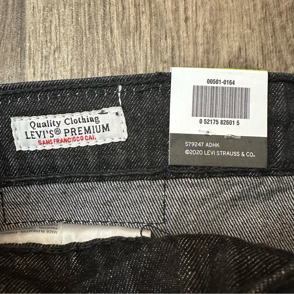 Levi’s 501 109% Cotton Denim Premium Jeans Men’s Size 32x32 Black
